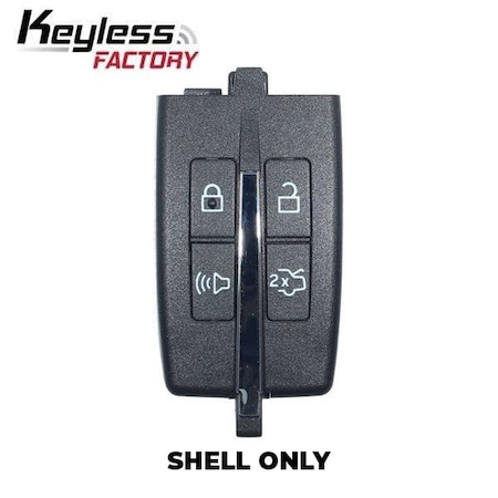Keyless Factory SHELLOEMREF2009-2012 Ford Taurus / 4-Button Smart Key / PN164-R7034 / M3N5WY8406 SKS-FRD050